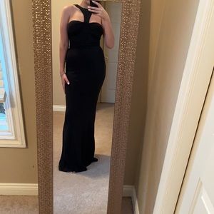 Long black dress